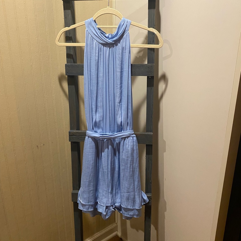 Vintage Blue Romper